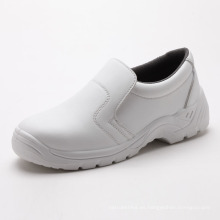 Blanco De Trabajo Industrial De Cuero / PU Impermeable Zapatos De Seguridad